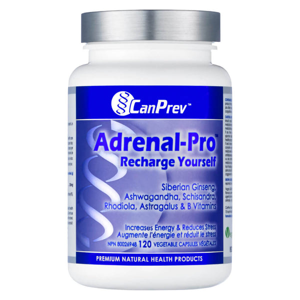 Bottle of CanPrev Adrenal Pro 120 Capsules