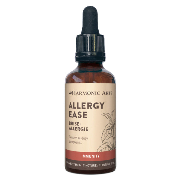 Dropper Bottle of Harmonic Arts Allergy Ease Tincture 50 Milliliters