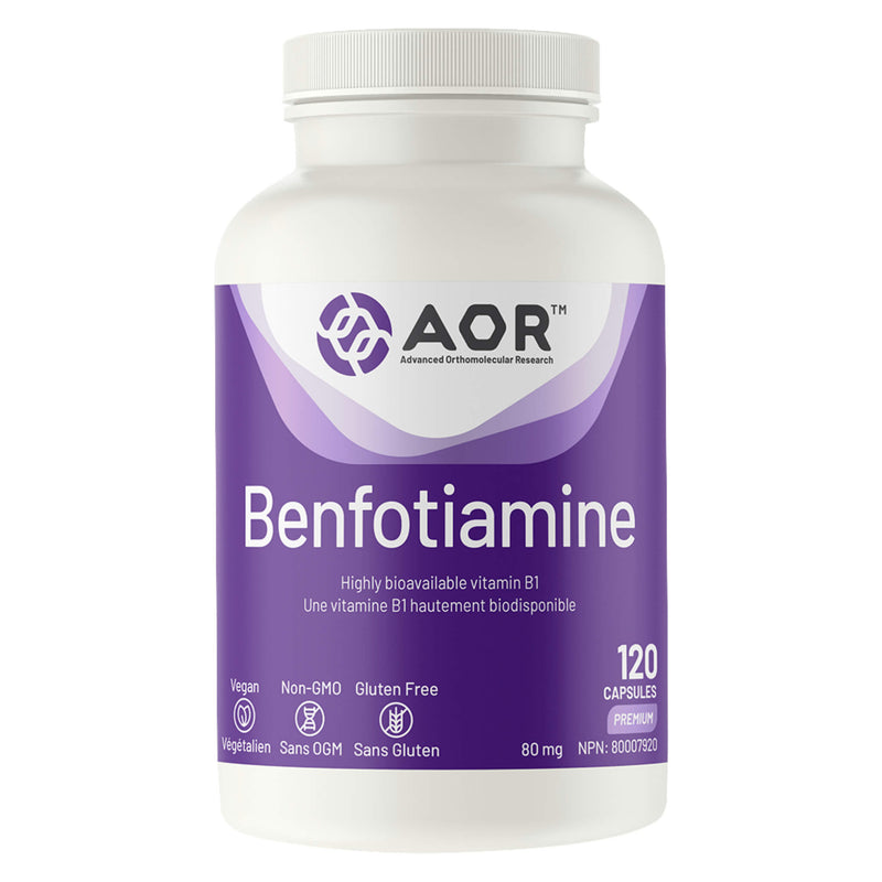 AOR Benfotiamine 80mg 120Capsules