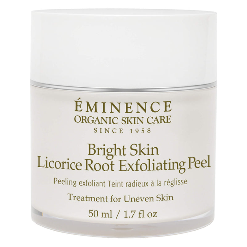 Jar of Eminence Bright Skin Licorice Root Exfoliating Peel 50 Milliliters