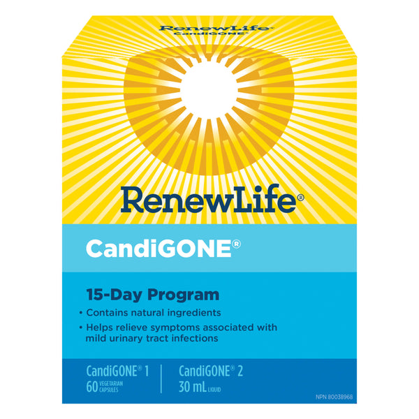 Box of Renew Life CandiGONE Kit