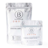 Bags of Bathorium Charcoal Garden Detox 120 grams and 600 grams