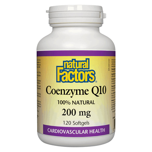 Bottle of Coenzyme Q10 200 mg 120 Softgels