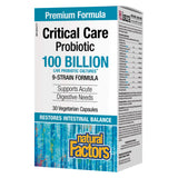 Box of  Natural Factors - Critical Care Probiotic 100 Billion 30 Vegetarian Capsules
