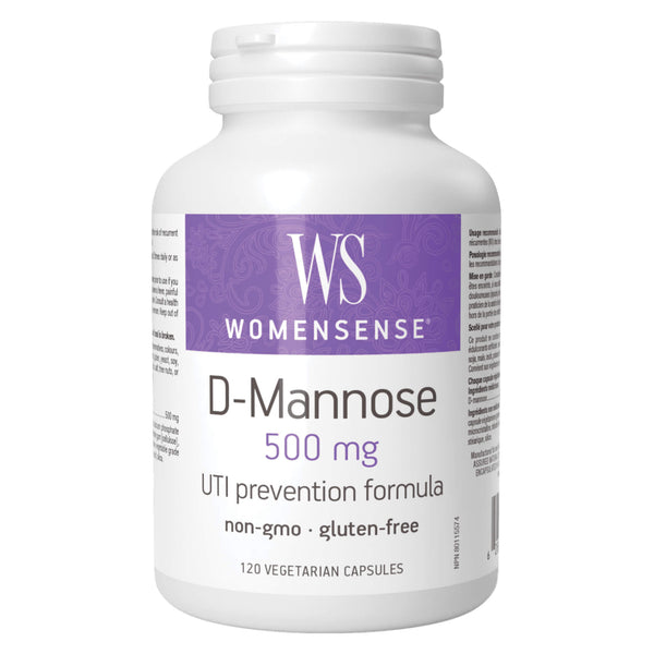 WomenSense D-Mannose 500mg 120VegetarianCapsules