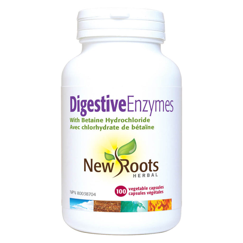 Bottle of Digestive Enzymes 100 Vegetable Capsules