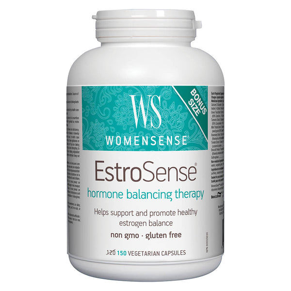 Bottle of EstroSense 150 Vegetarian Capsules
