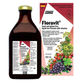 Bottle and Box of Salus Floravit® Yeast & Gluten Free Iron Formula with Vitamins 500 Milliliters