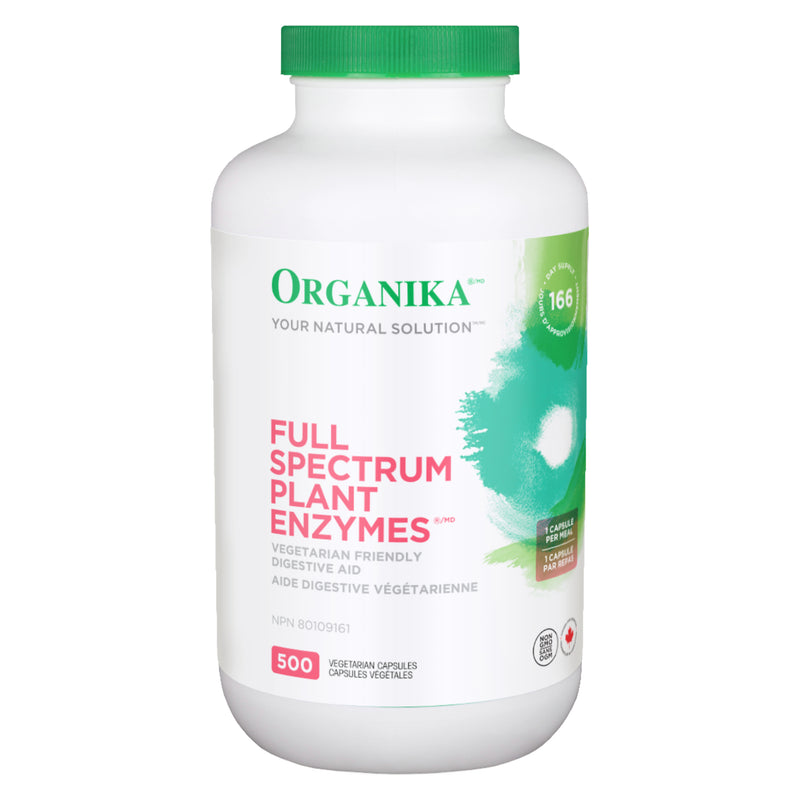 Oraganika FullSpectrumPlantEnzymes 500VegetarianCapsules