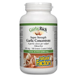 Bottle of GarlicRich® Super Strength Garlic Concentrate 180 EnteripureTM softgels