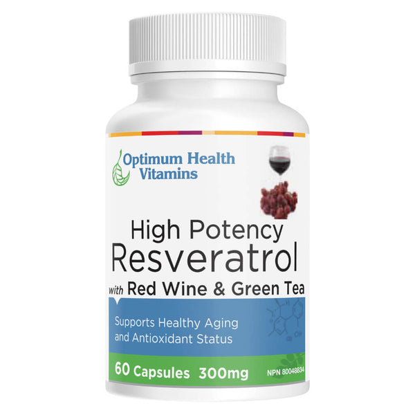 Optimum Health Vitamins - High Potency Resveratrol | Optimum Health Vitamins, Canada
