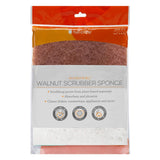 Full Circle In a Nutshell, Walnut Scrubber Sponge 2-Pack