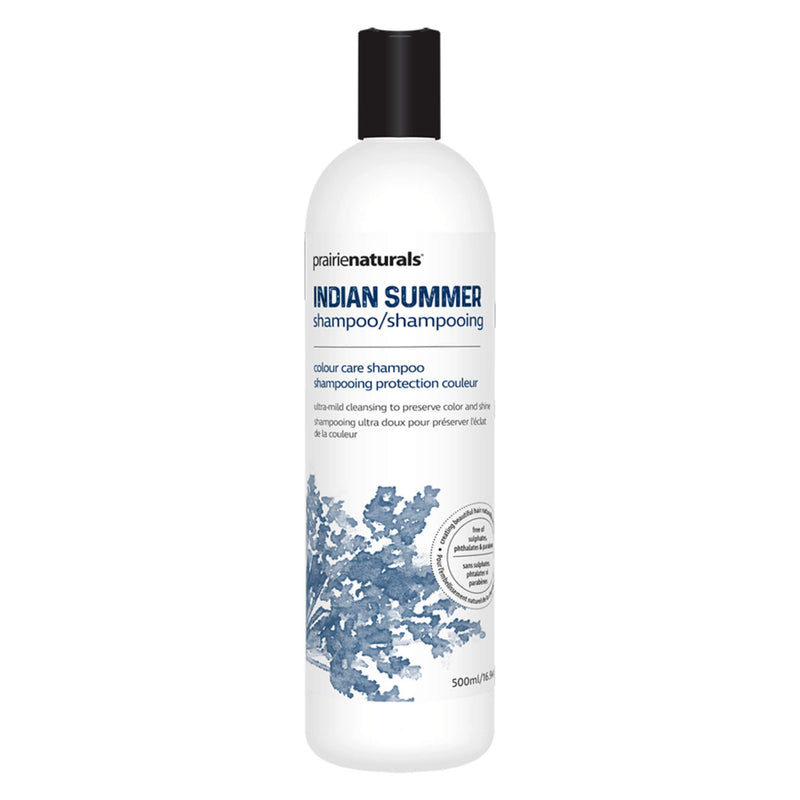 Bottle of Prairie Naturals Indian Summer Colour Care Shampoo 500 Milliliters