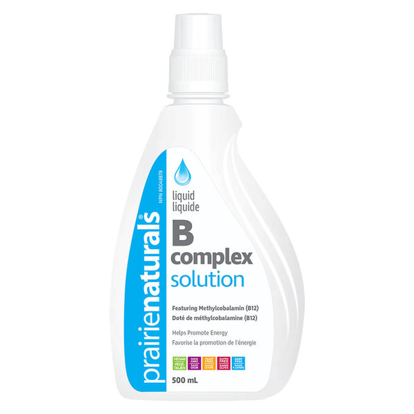 Bottle of Liquid B Complex Solution 500 Milliliters