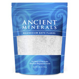 Ancient Minerals - Magnesium Bath Flakes For Body & Foot Soaks 1.65 Pounds 750 Grams | Optimum Health Vitamins, Canada