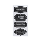 Labels for Jaramazing Mason Jar Foaming Soap Dispenser