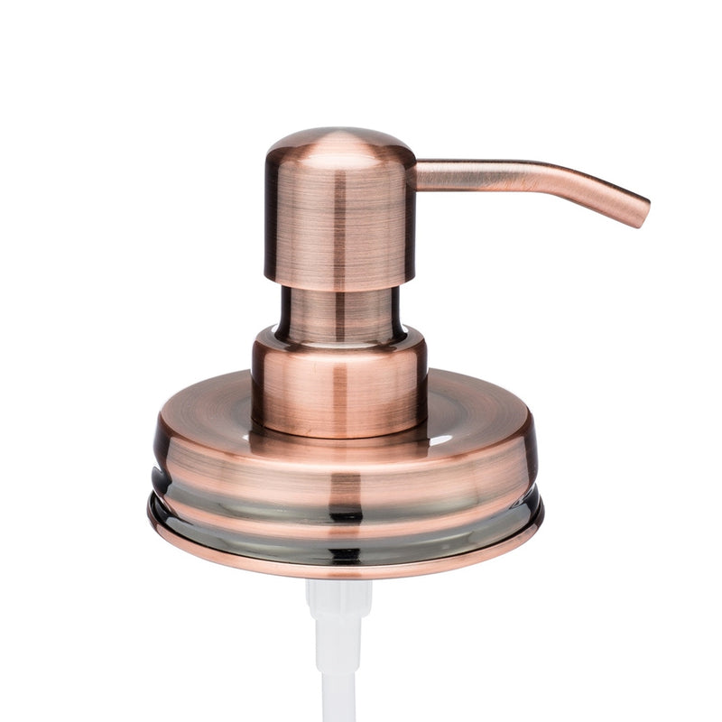 Jaramazing Mason Jar Soap Dispenser Lid Classic Copper