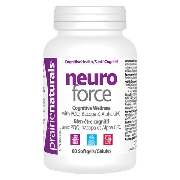 Bottle of Neuro Force 60 Softgels