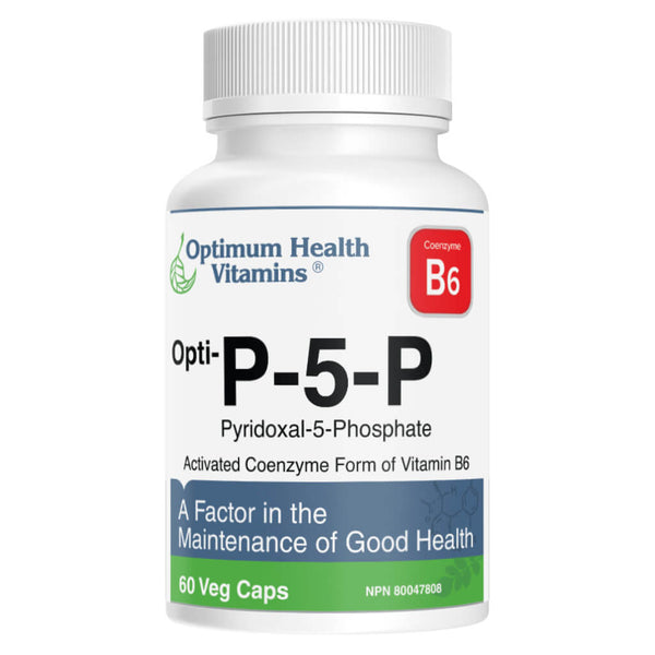 Bottle of Opti-P-5-P Vegetable Capsules