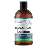Bottle of Optimum Health Vitamins Opti-Silver Solution 473 Milliliters
