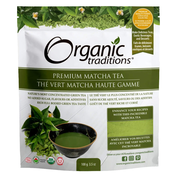 OrganicTraditons PremiumMatchaTea 100g/3.5oz
