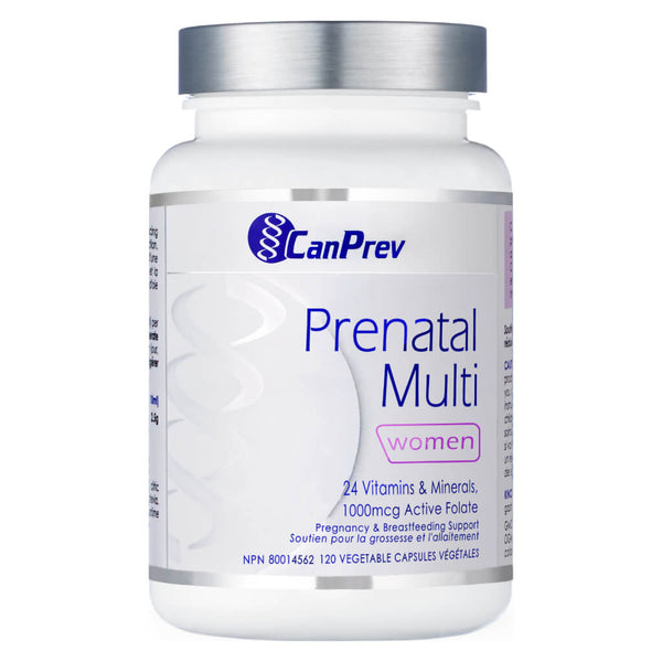 Bottle of Prenatal Multi for Women 120 Vegetable Capsules