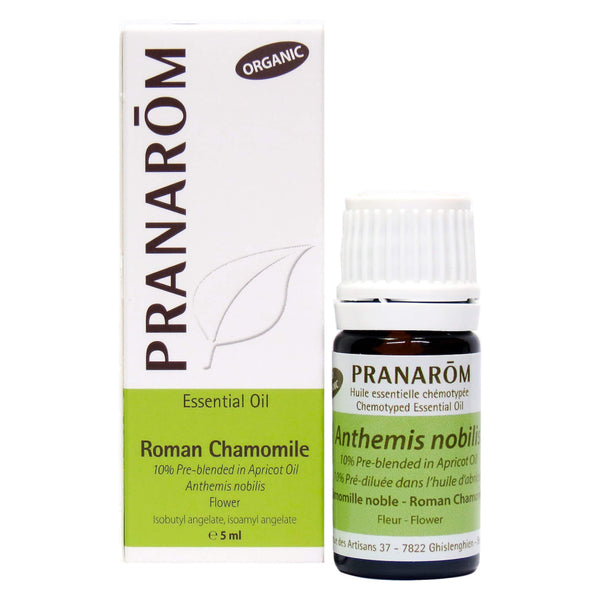 Pranarom - Roman Chamomile Essential Oil 10% Pre-Blended in Apricot Oil | Kolya Naturals, Canada
