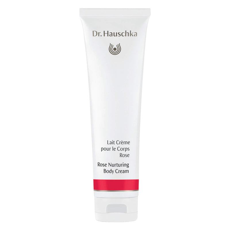 Bottle of Dr. Hauschka Rose Nurturing Body Cream 145 Milliliters