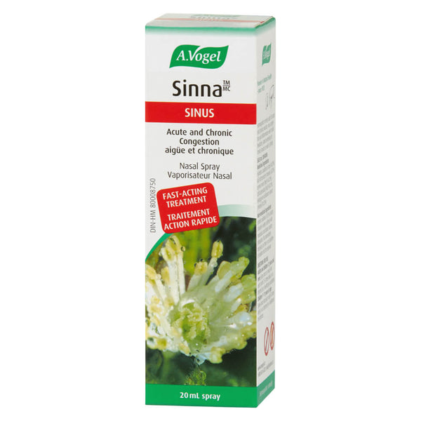 Box of A. Vogel Sinna Sinus Nasal Spray 20 Milliliters
