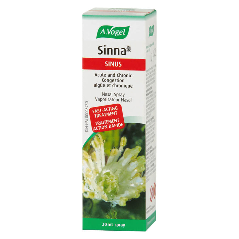 Box of A. Vogel Sinna Sinus Nasal Spray 20 Milliliters