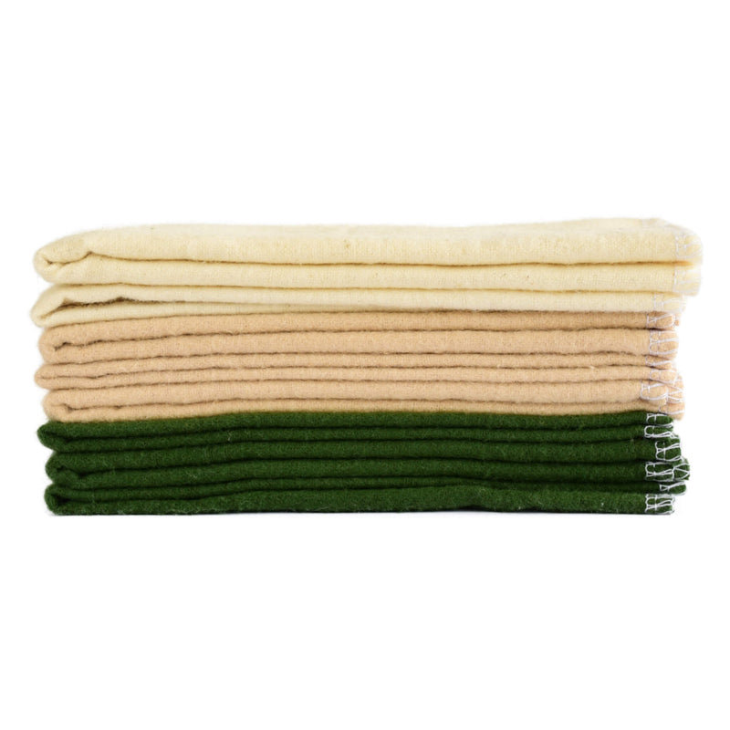 Cheeks Ahoy Unpaper Towel, Single Ply Warm Neutral Olive Tones 8-Pack