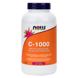 Bottle of NOW Foods Vitamin C 1000 mg with 100 mg Bioflavonoids 250 Vegetable Capsules