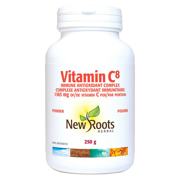 Bottle of Vitamin C8 Powder 250 Grams