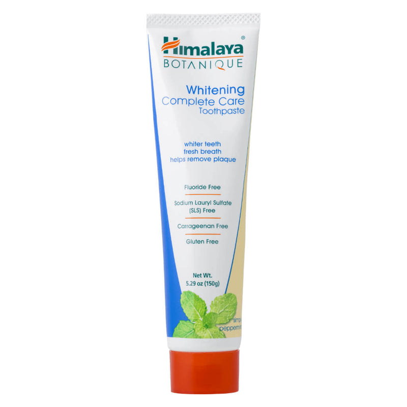 Tube of Whitening Complete Care Toothpaste Simply Peppermint 150 Grams