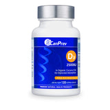 Bottle of CanPrev D3 2,500 IU MCT Oil Base 120 Softgels